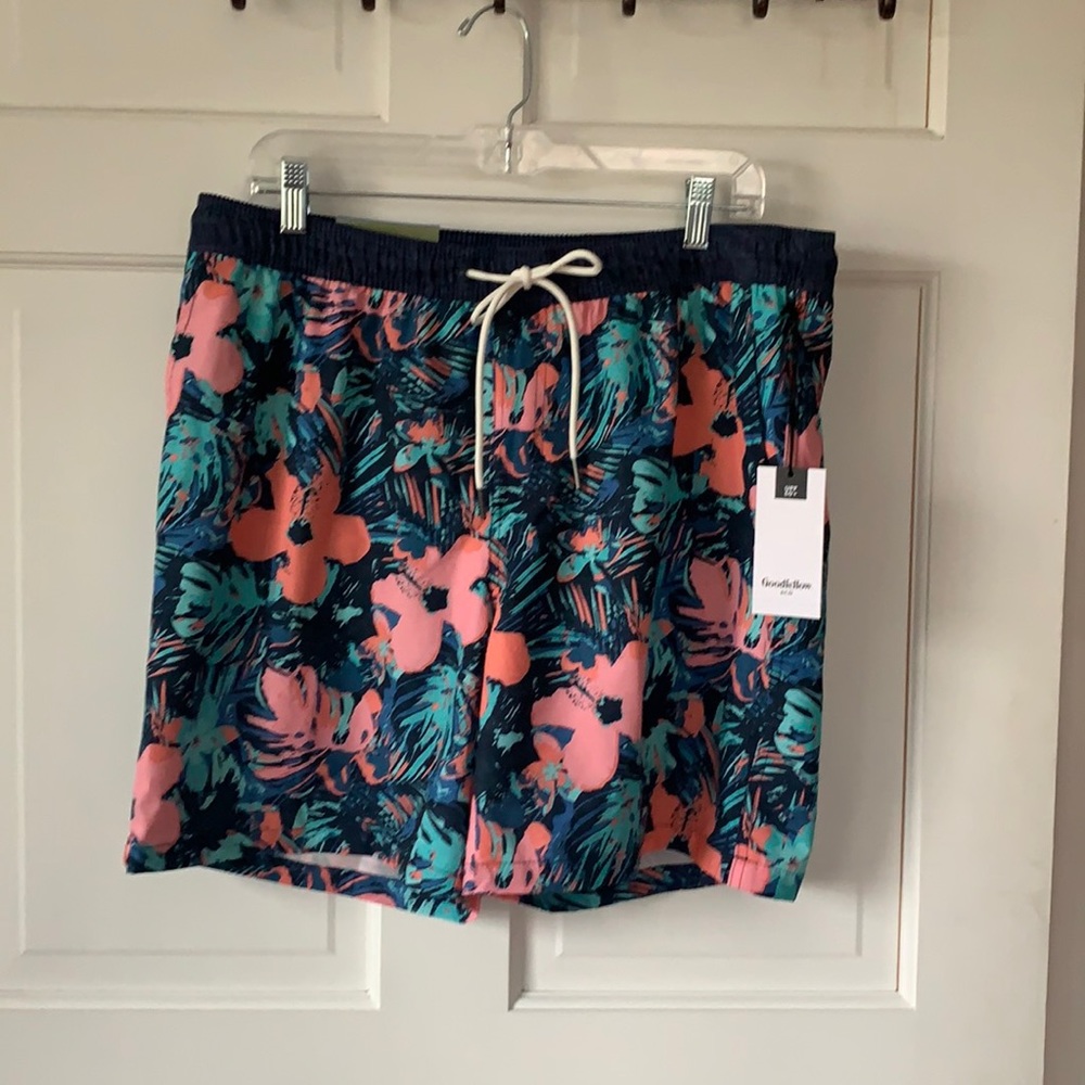 Goodfellow & Co UPF Swim Trunks With Liner Size L